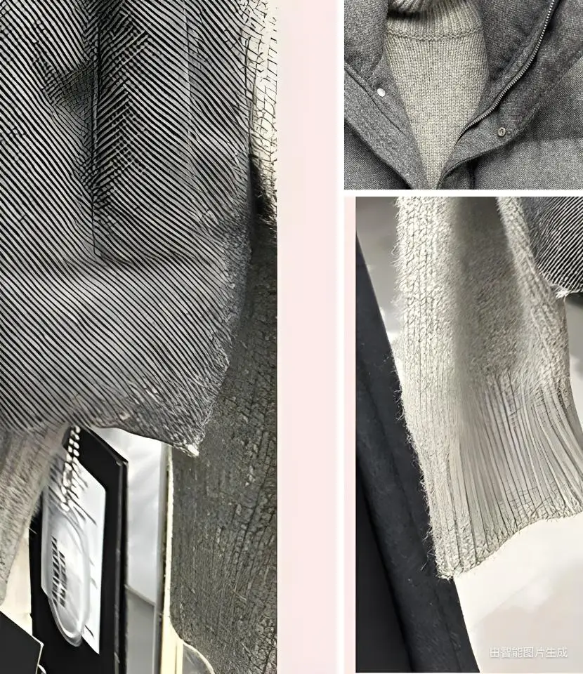 2025 Korea Chic Streetwear Personalized Vest Short Parkas Casual Elegant Coat Advanced High Street Moda All-match Women Jacket