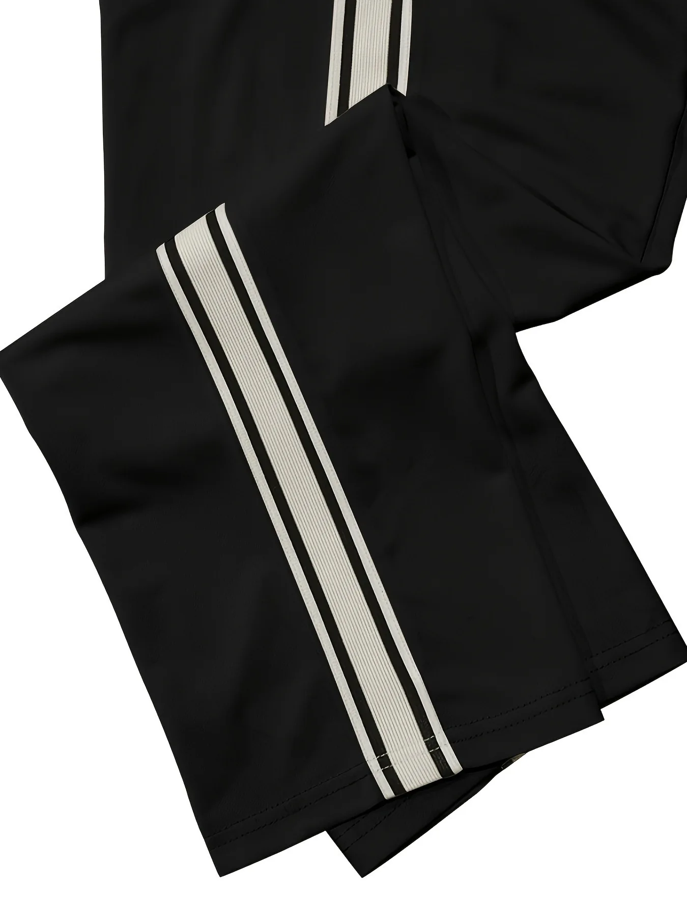 Men's Spring-Summer Comfortable Breathable Sports Long Pants with Patchwork Pattern and Pockets - Fitness and Camping Pants