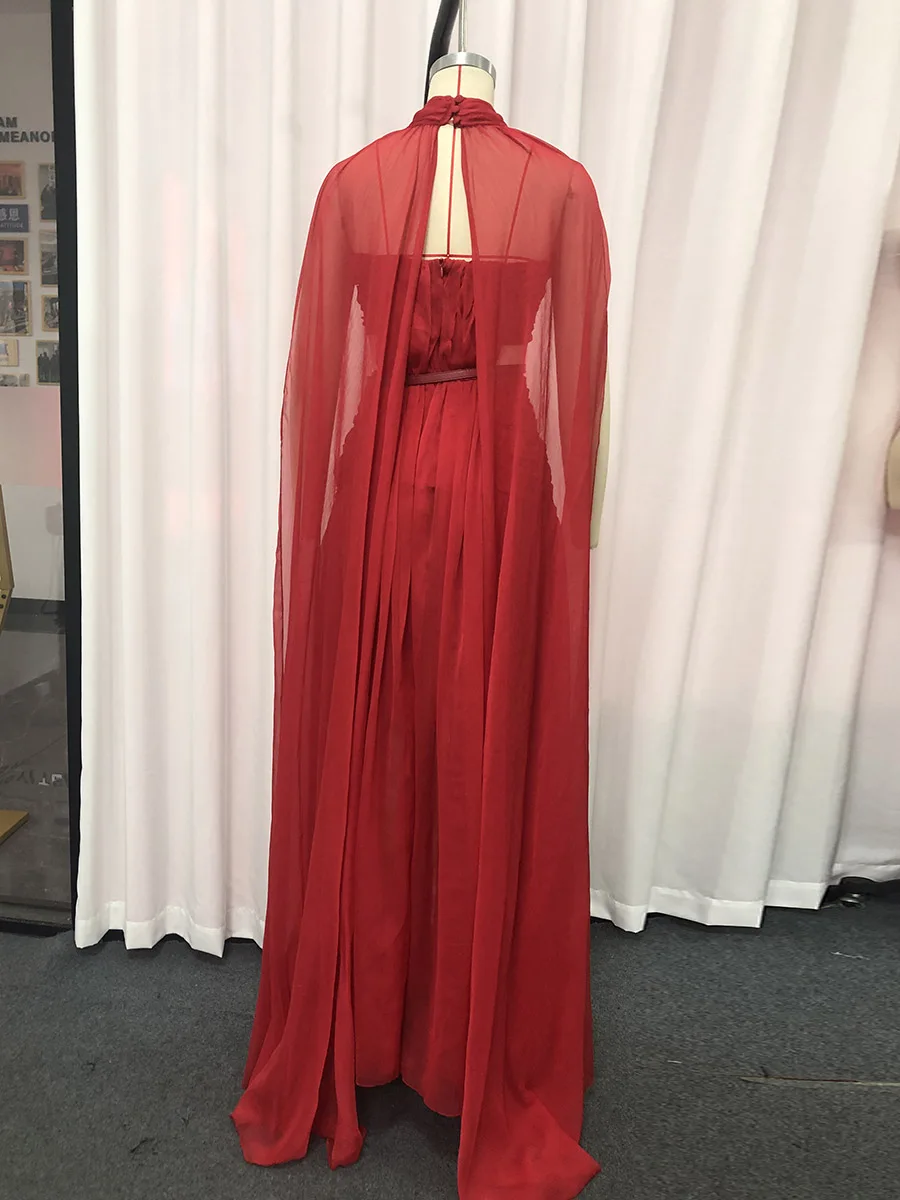 TWOTWINSTYLE Slimming Hollow Out Spliced Ribbons Temperament Dress for Women V Neck Sleeveless High Waist Dresses Female Fashion