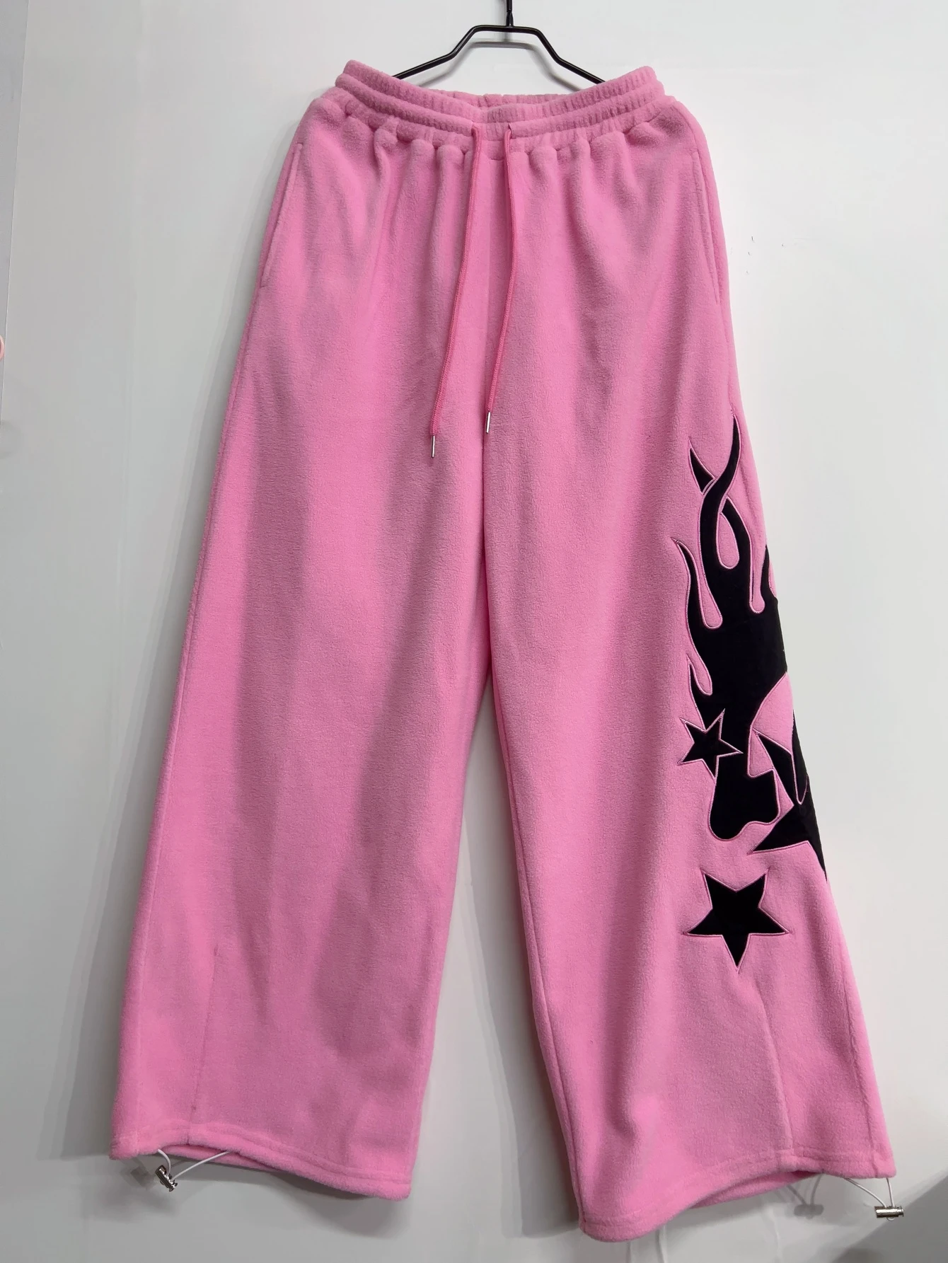 Y2K Women Streetwear Wide Leg Embroidery Sweatpants Baggy Oversized Pants Grunge Joggers Trousers Acubi 2000s Alt Clothes