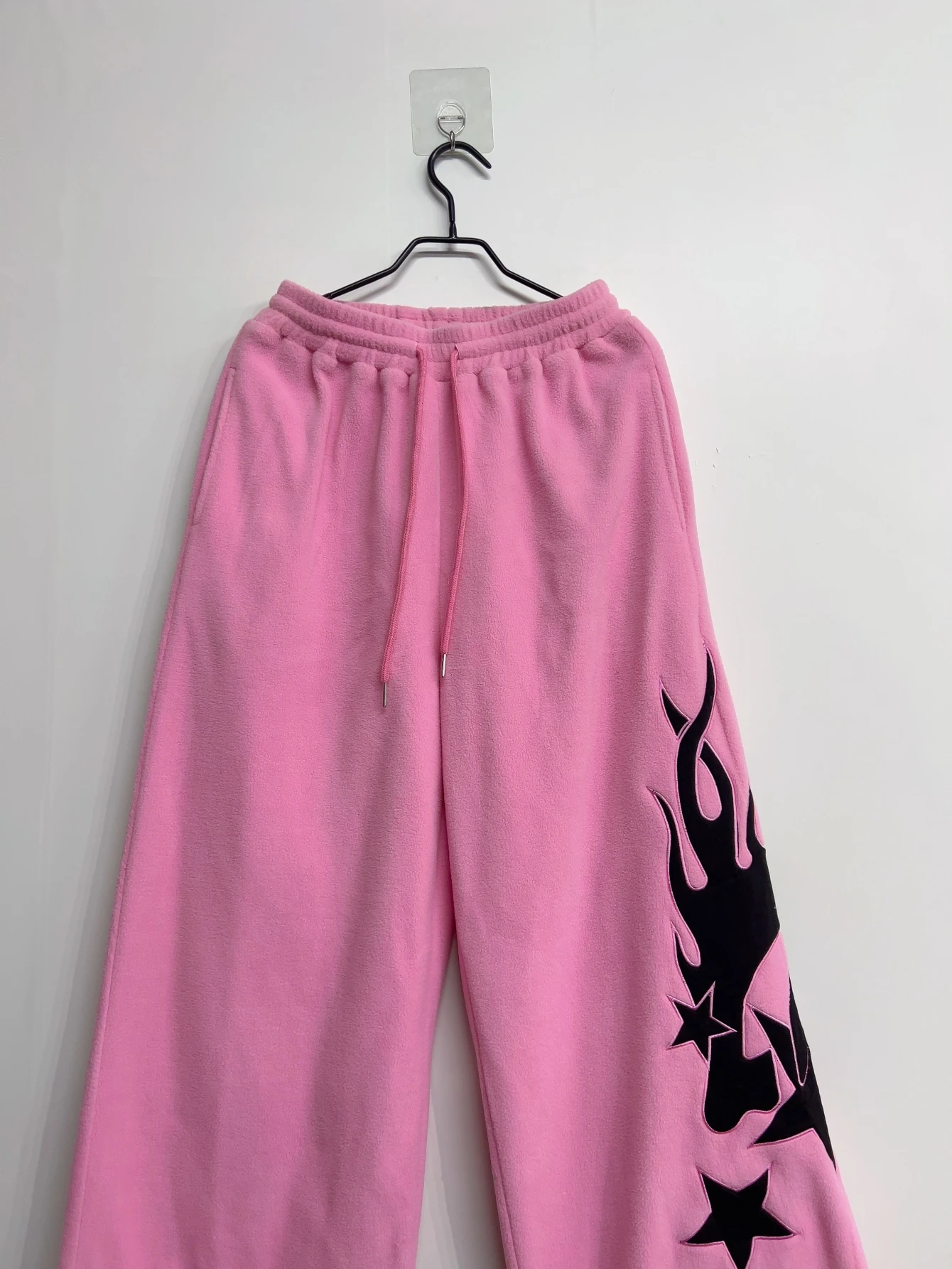 Y2K Women Streetwear Wide Leg Embroidery Sweatpants Baggy Oversized Pants Grunge Joggers Trousers Acubi 2000s Alt Clothes