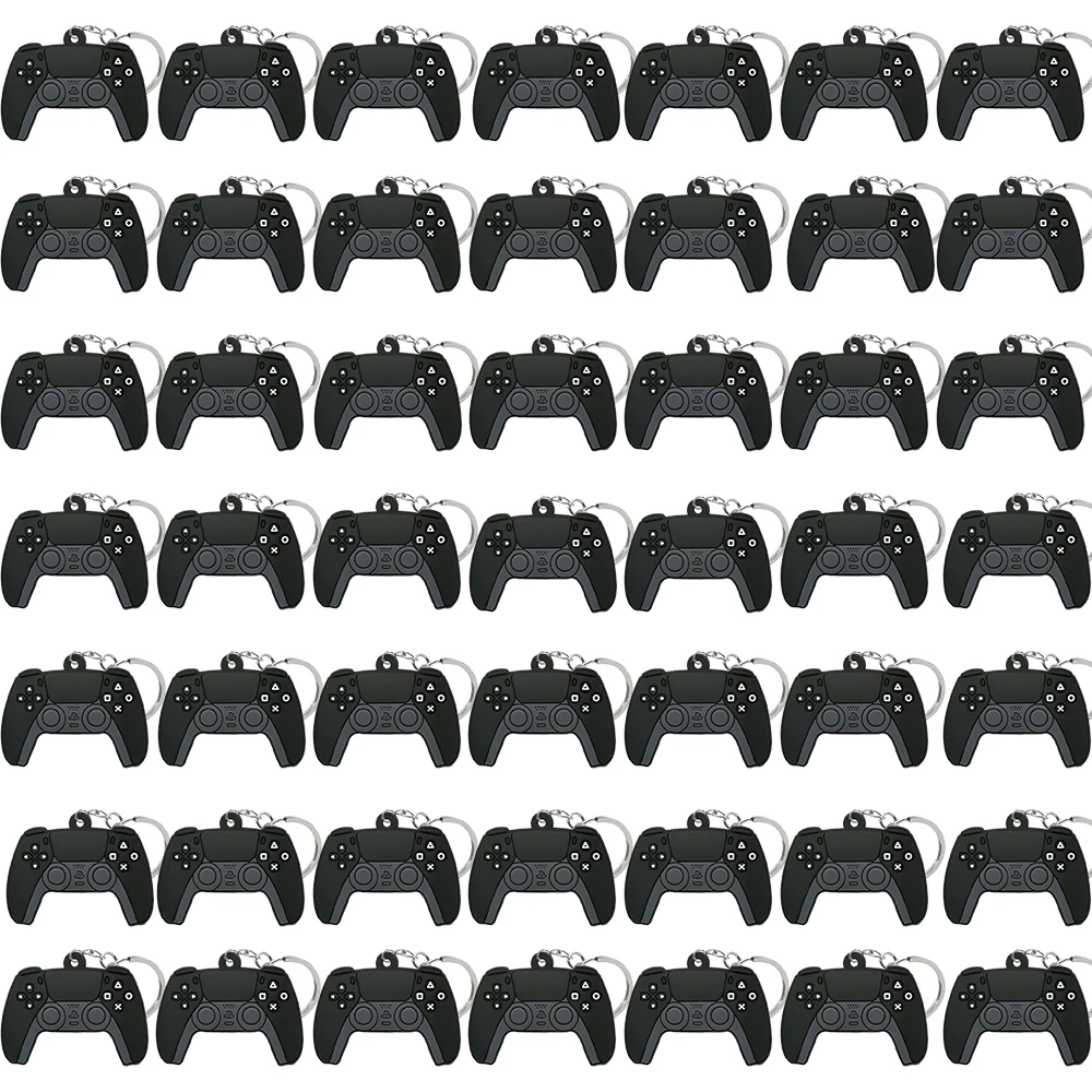 50PCS Keychain for Boys Men Gamepad Keyring Joystick Game Controller Key Accessories fit Handbag Key Pendant Friends Key Gifts