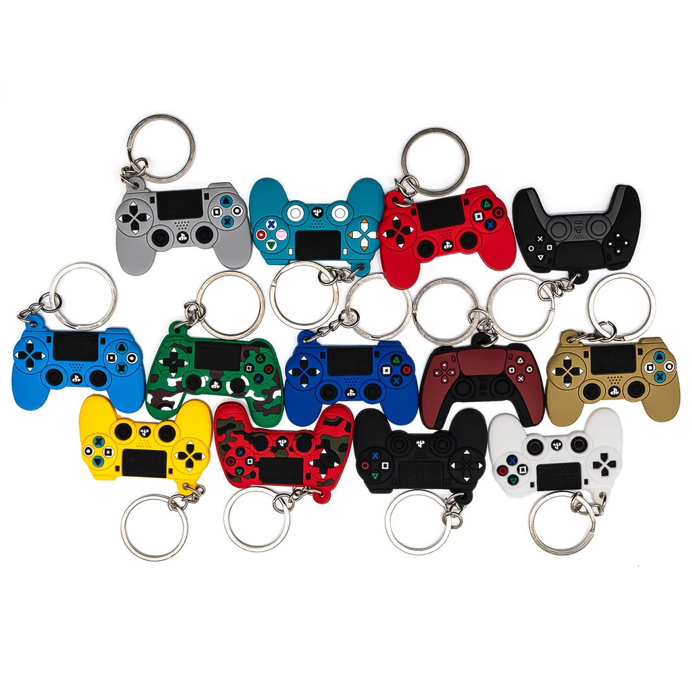 50PCS Keychain for Boys Men Gamepad Keyring Joystick Game Controller Key Accessories fit Handbag Key Pendant Friends Key Gifts