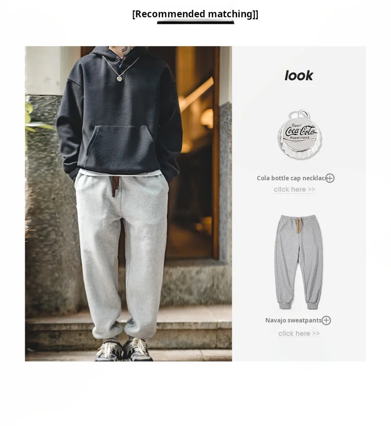 Maden New American Casual Heavy Hoodies Sweatshirt Cleanfit Silhouette Loose Pullover Outdoor Oversize Thermal Tops men's autumn