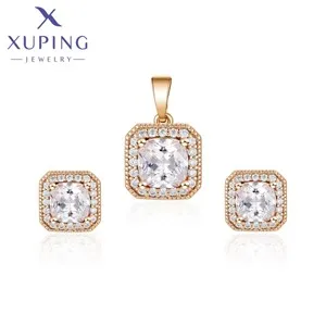 Xuping Jewelry Hot Tredny Romantic Heart Shape Pendant Necklace With Synthetic Cubic Zirconia for Women Gift X000828615
