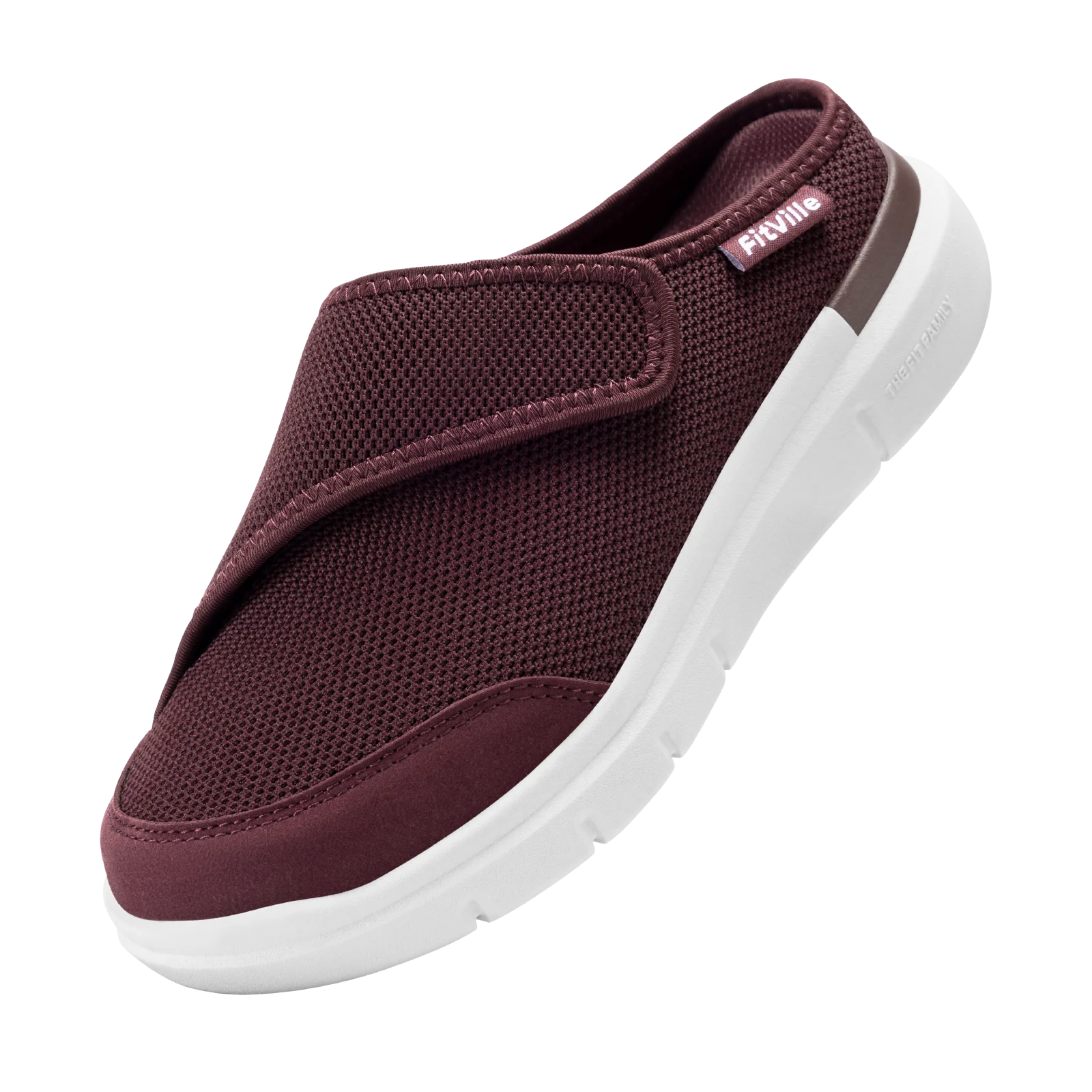 FitVille Women's Orthopedic Slippers Wide Fleece Lined Clogs with Arch Support Recovery Pedic Shoes Comfortable Slip-On Footwear