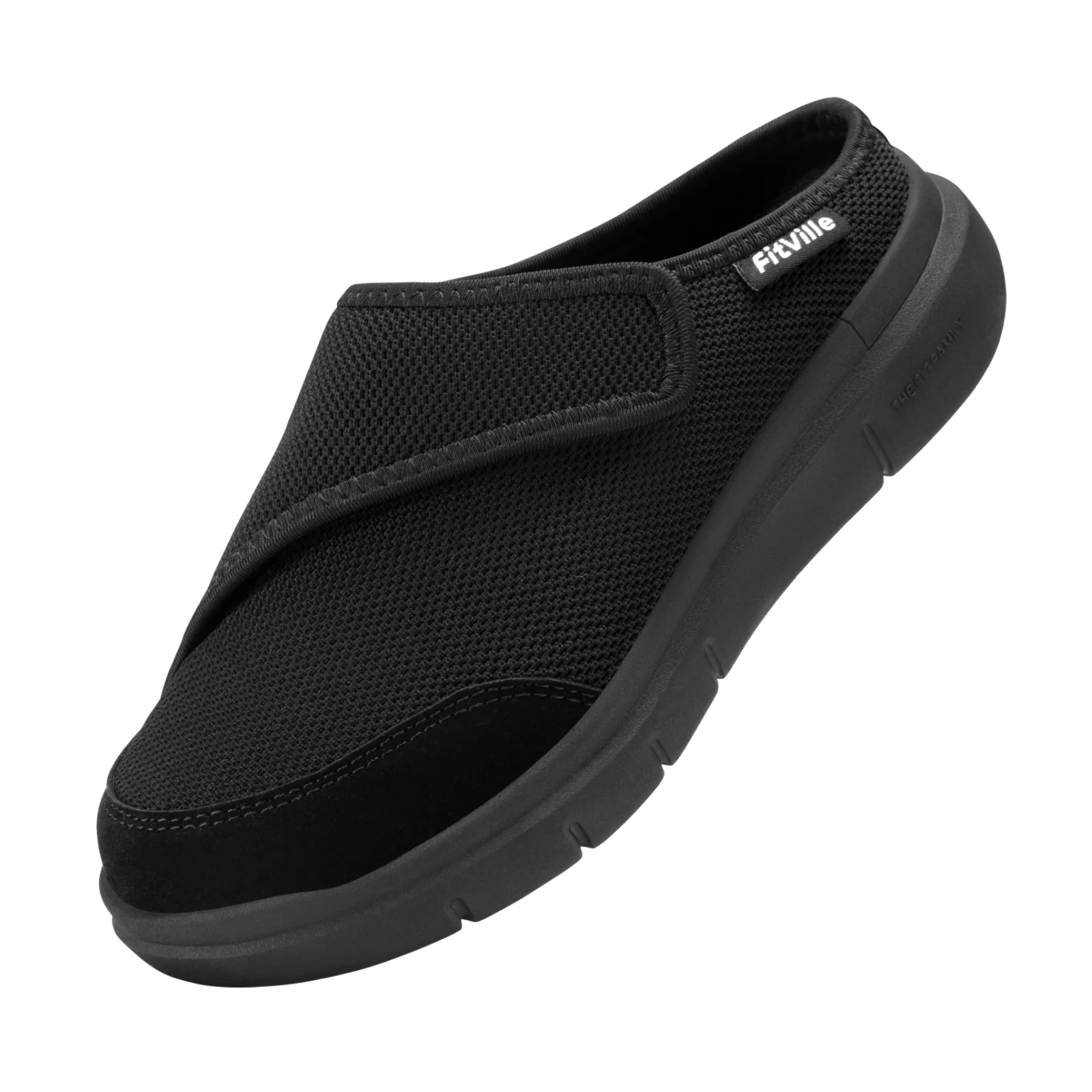 FitVille Women's Orthopedic Slippers Wide Fleece Lined Clogs with Arch Support Recovery Pedic Shoes Comfortable Slip-On Footwear