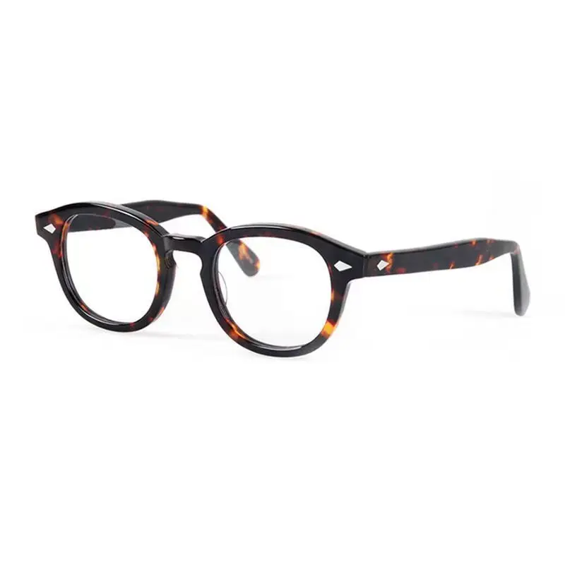 YIMARUILI Ultra-light Fashion High-end Brand Acetate Eyewear Women Retro Round Optical Prescription Eyeglasses Frame Men Y1915