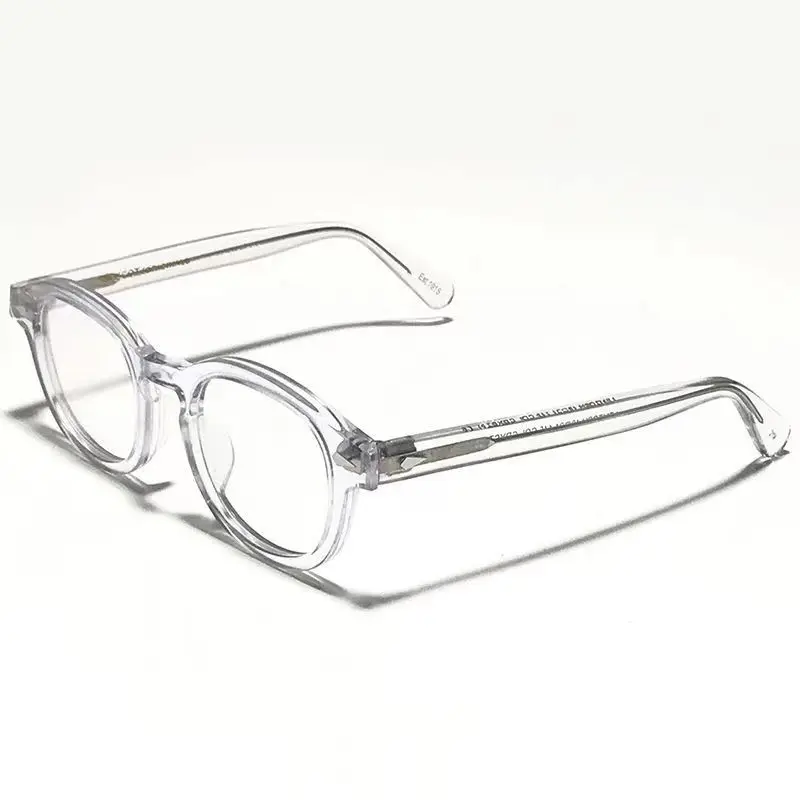 YIMARUILI Ultra-light Fashion High-end Brand Acetate Eyewear Women Retro Round Optical Prescription Eyeglasses Frame Men Y1915