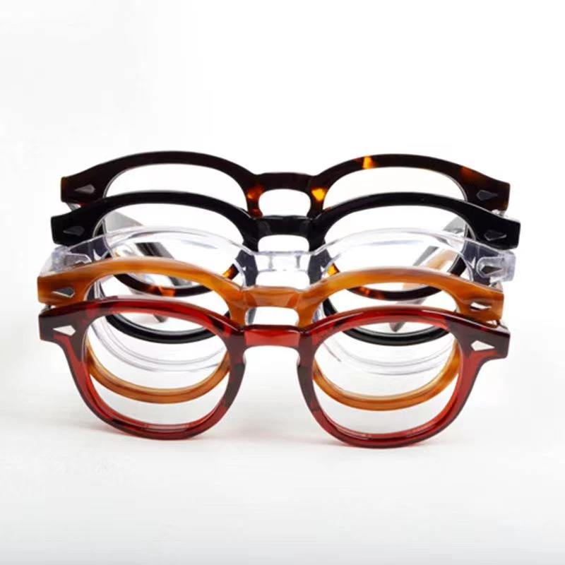 YIMARUILI Ultra-light Fashion High-end Brand Acetate Eyewear Women Retro Round Optical Prescription Eyeglasses Frame Men Y1915