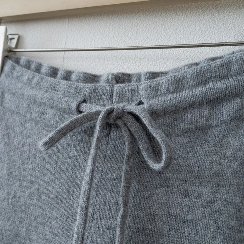 2015 Women Wool Cardigan Pants Sets Knit clothes