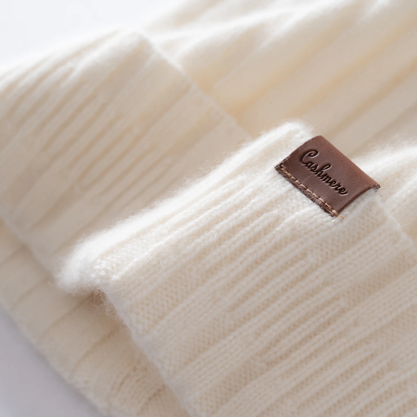 Choice Quality Cashmere Knitted Hats For Women/Men Outdoor Causal Winter Hat Fashion Ribbed Beanies Unisex Solid Color Warm Cap