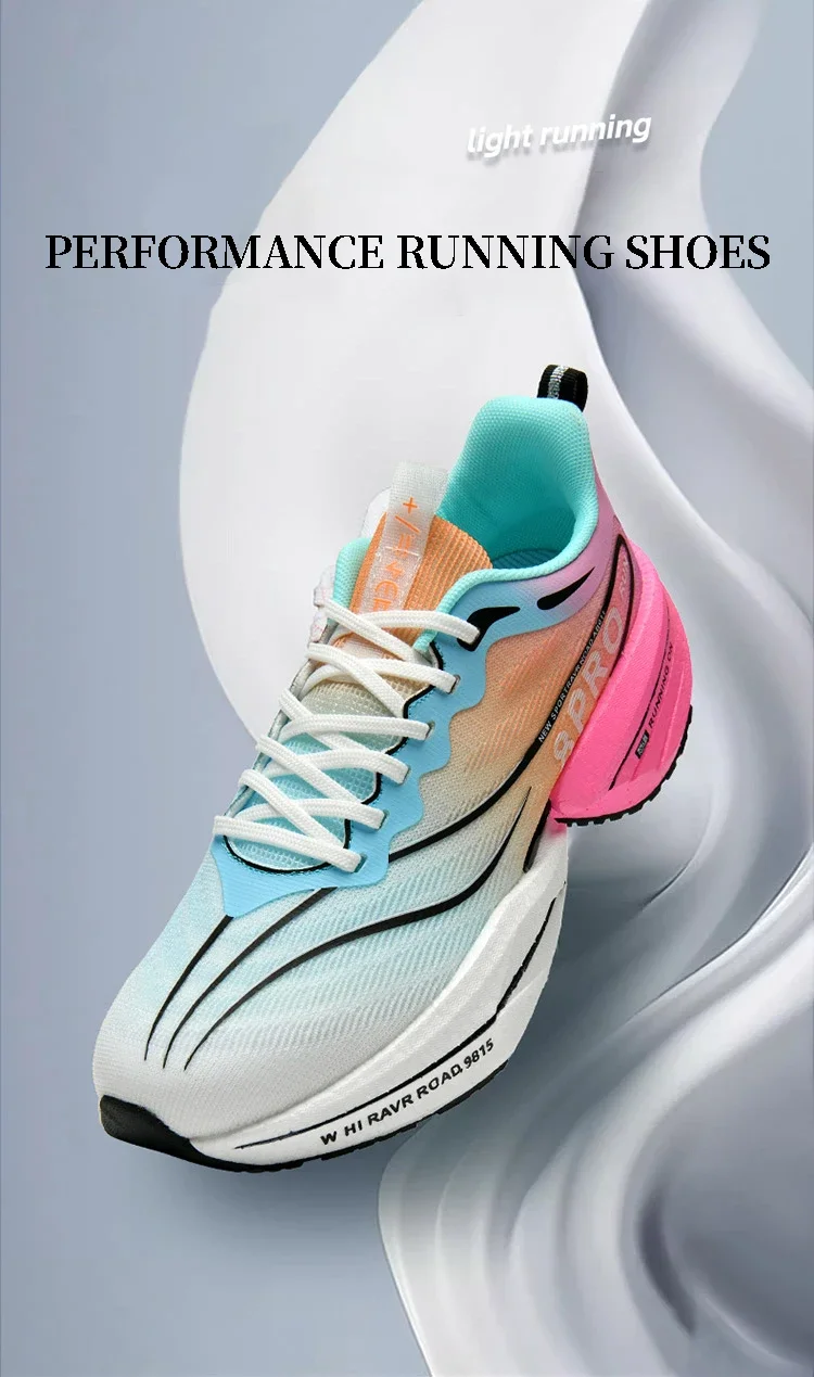 Men's Carbon Plate Sneakers Breathable Marathon Athletic Running Shoes 8PRO Fitness Outdoor Tennis Training Sports Shoes Women
