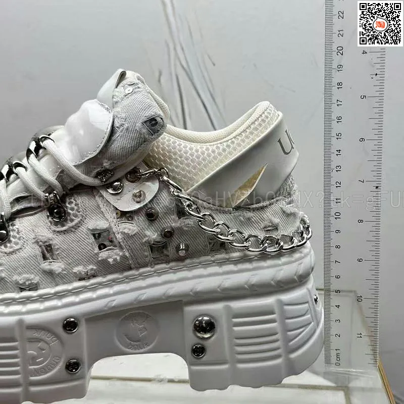 2026 Summer New Men's Punk Style Platform Heightening Niche Personality Fried Street Fashion Dad Shoes