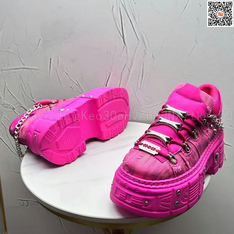2026 Summer New Men's Punk Style Platform Heightening Niche Personality Fried Street Fashion Dad Shoes