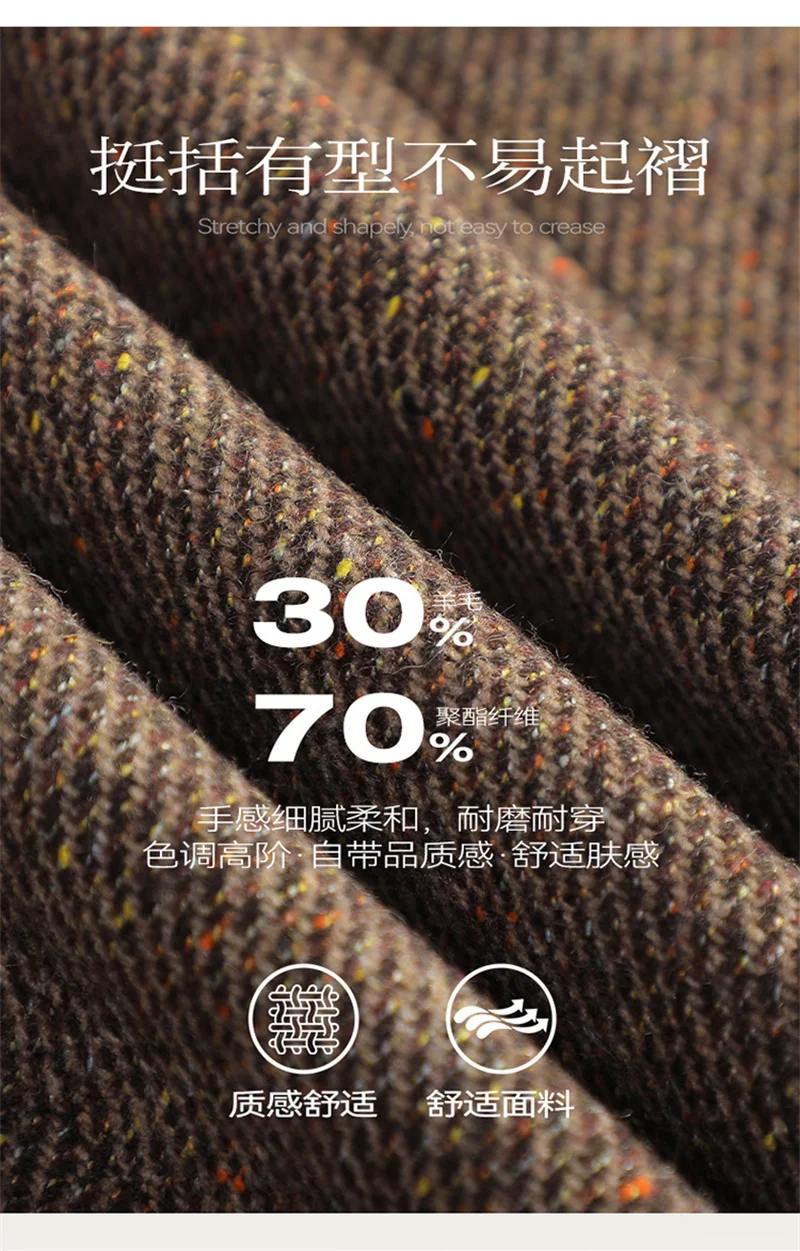 2026 New Women Long Sleeve Woolen Suit Jacket Autumn Winter Coat Ladies Office Wool Blazer Female Formal Blazer Thick Outerwear