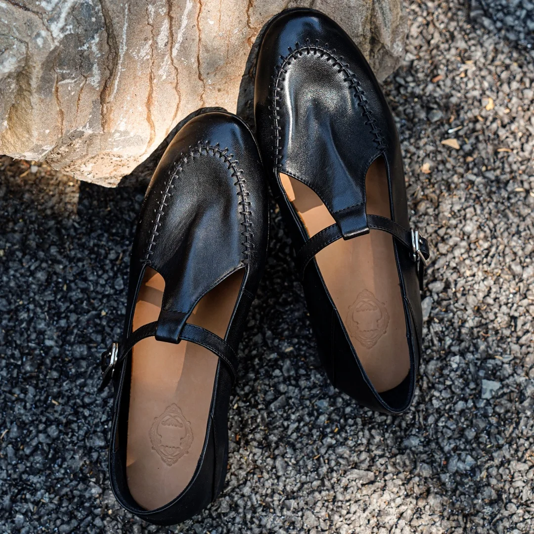 Women's cow leather t-strap slip-on flats loafers round toe high quality soft comfortable casual female moccasins shoes woman
