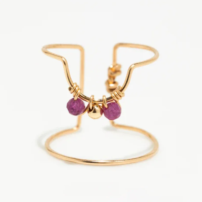 Nail Ring 14K Gold Filled Weaving Ring Luxury Personalized Jewelry Designer Jewelry Pearl Ring Birthday Gift for Women