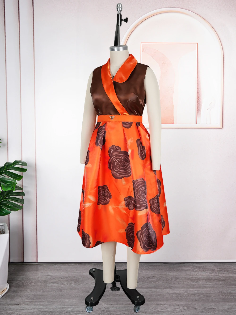 African Dashiki Print Maxi Dresses Elegant Office Ladies Overalls Clothing Party Prom Birthday Women Dress Turkey Ankara Outfits