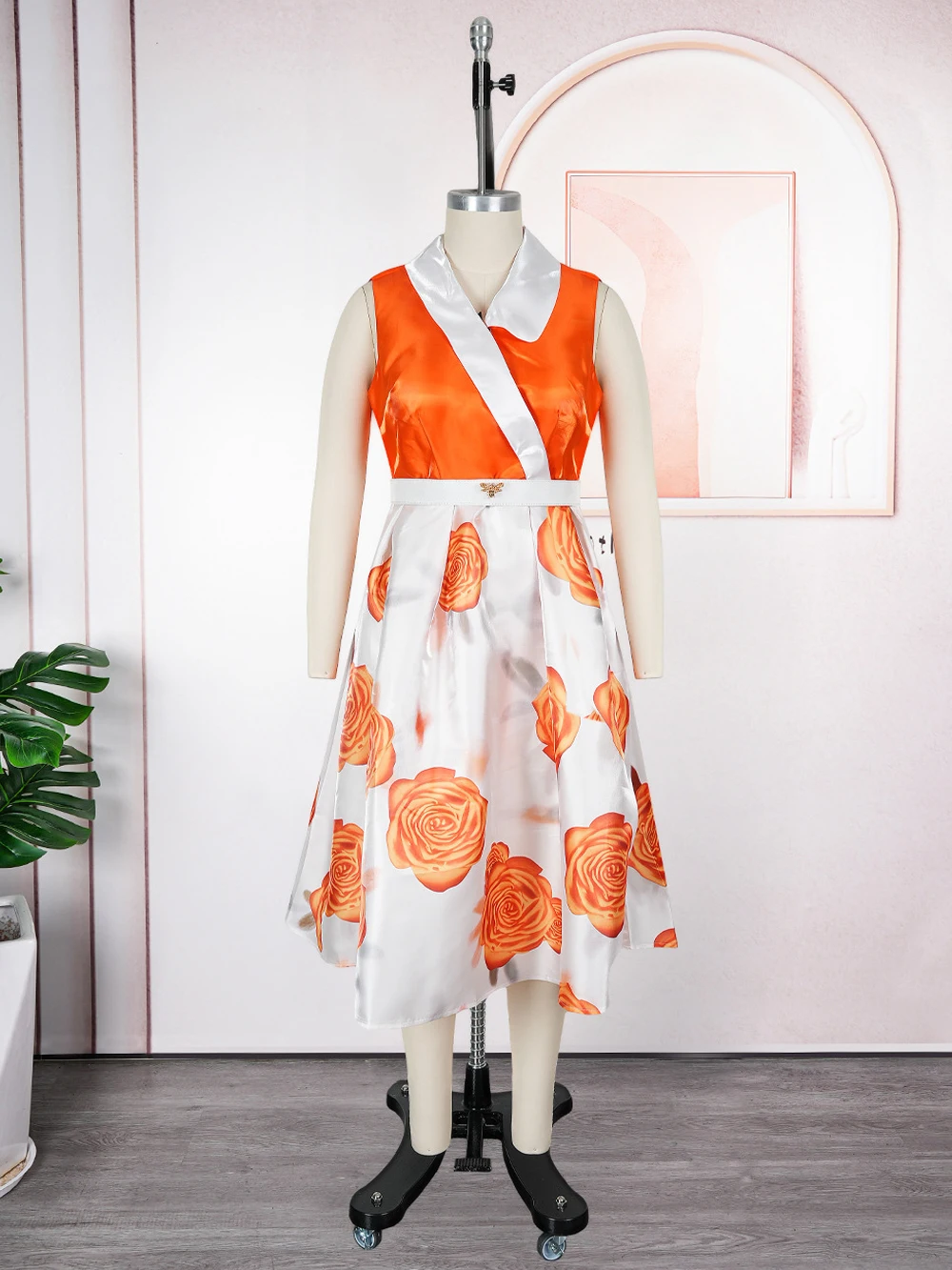 African Dashiki Print Maxi Dresses Elegant Office Ladies Overalls Clothing Party Prom Birthday Women Dress Turkey Ankara Outfits