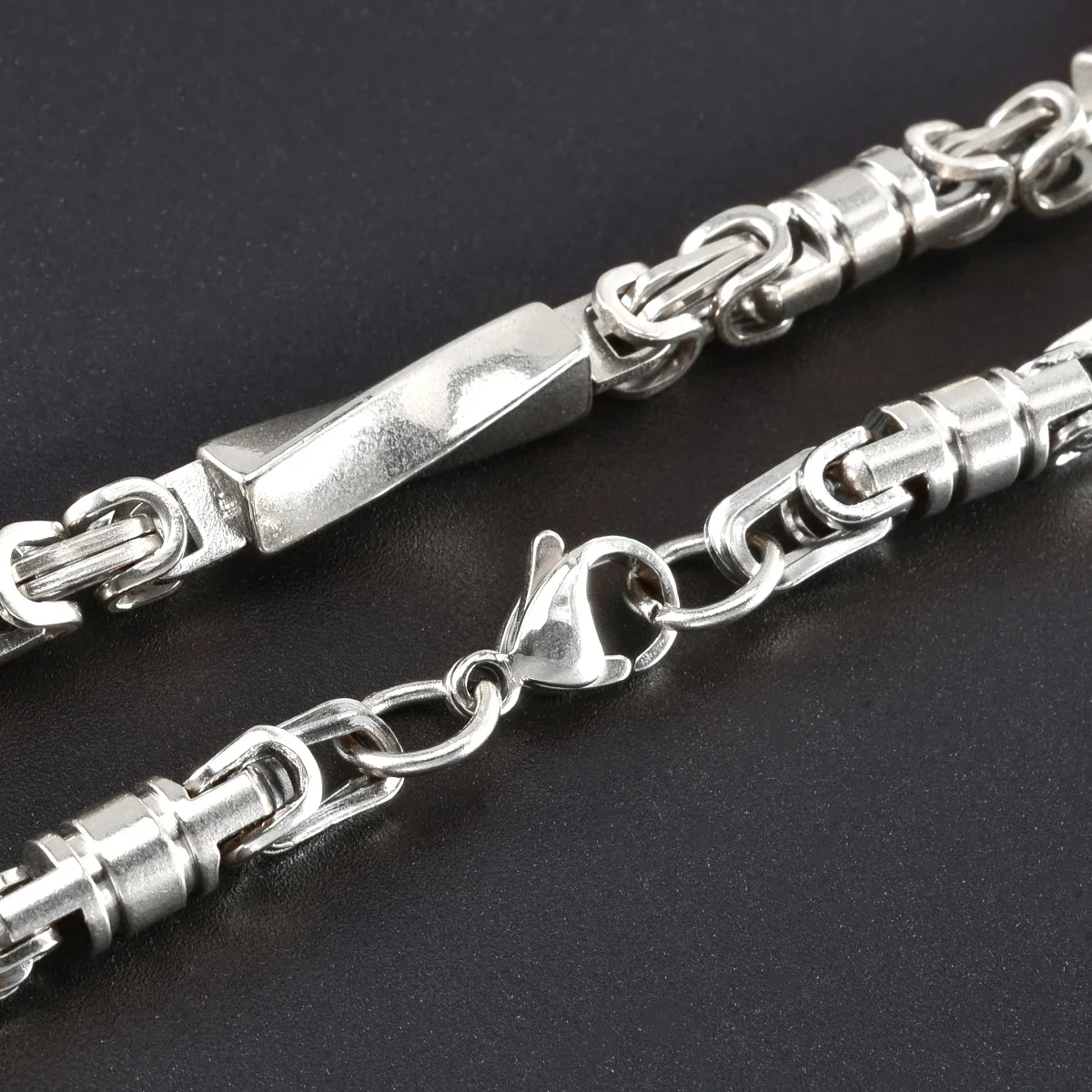 Hiphop Punk Curb Cuban Link Chain Man Gold/Silver Color Stainless Steel Necklace Classic Trendy Daily Wear Party Jewelry