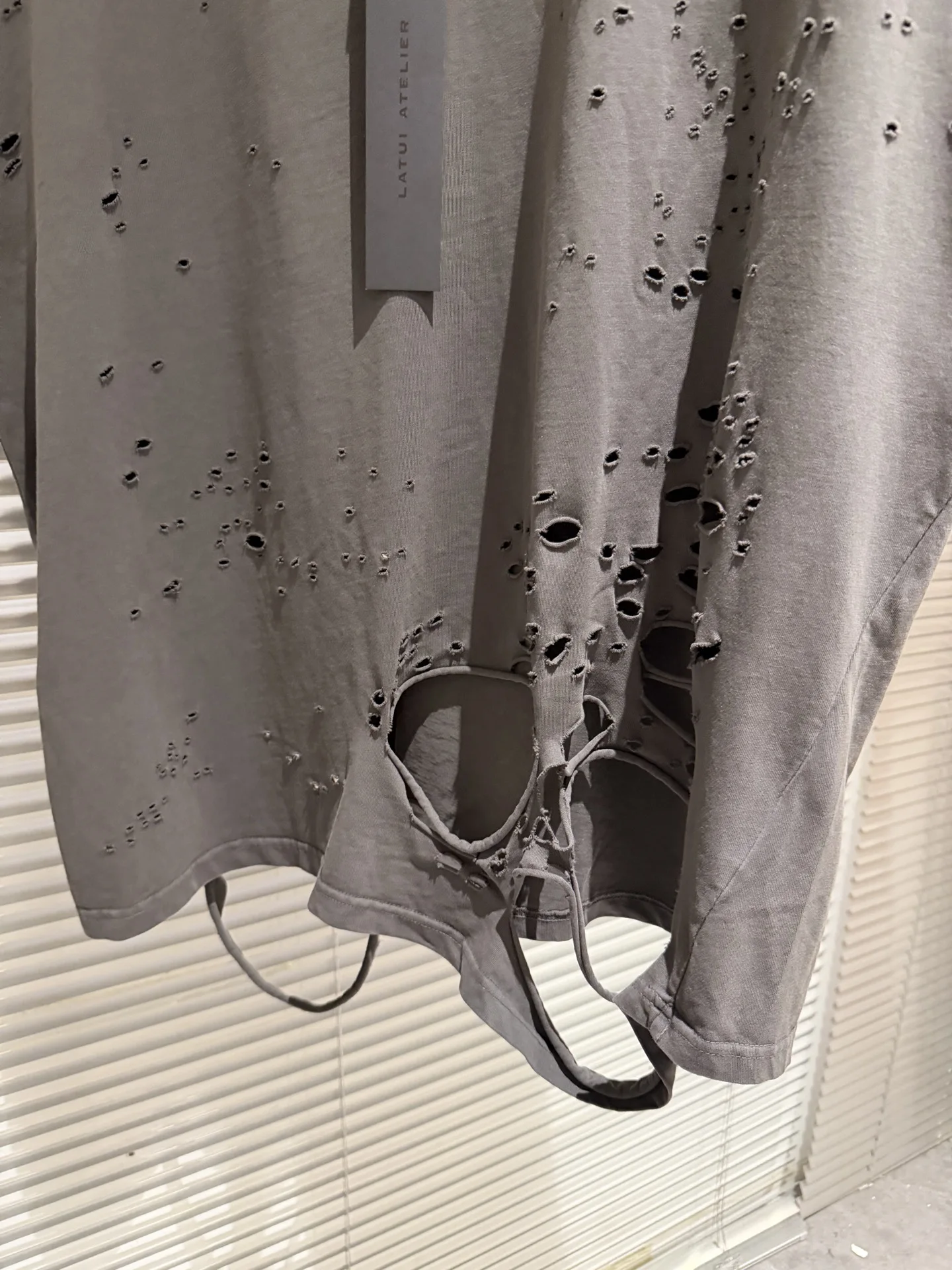 Destroy The Hole Nice Washed T Shirt Men Women Oversized T-shirts Heavy Fabric Unisex Vintage Top Tee