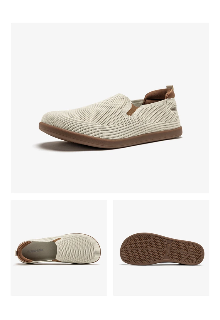 HOBIBEAR Women Wide Toe Box Shoes Barefoot  Slip on Walking Sneakers Mesh Breathable Classic Minimalist Shoes for Female