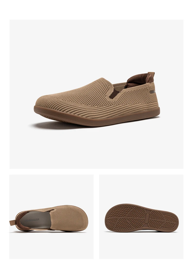 HOBIBEAR Women Wide Toe Box Shoes Barefoot  Slip on Walking Sneakers Mesh Breathable Classic Minimalist Shoes for Female