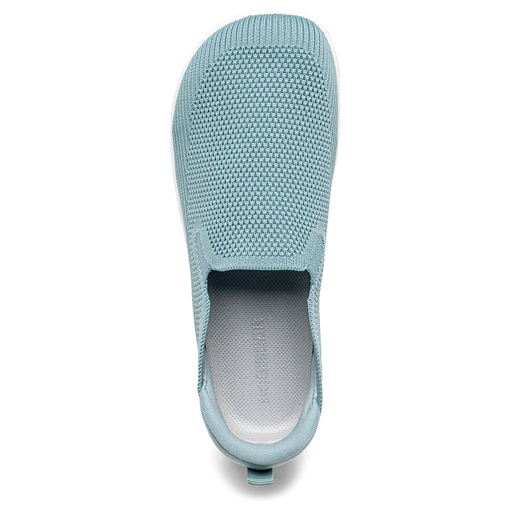 HOBIBEAR Women Wide Toe Box Shoes Barefoot  Slip on Walking Sneakers Mesh Breathable Classic Minimalist Shoes for Female