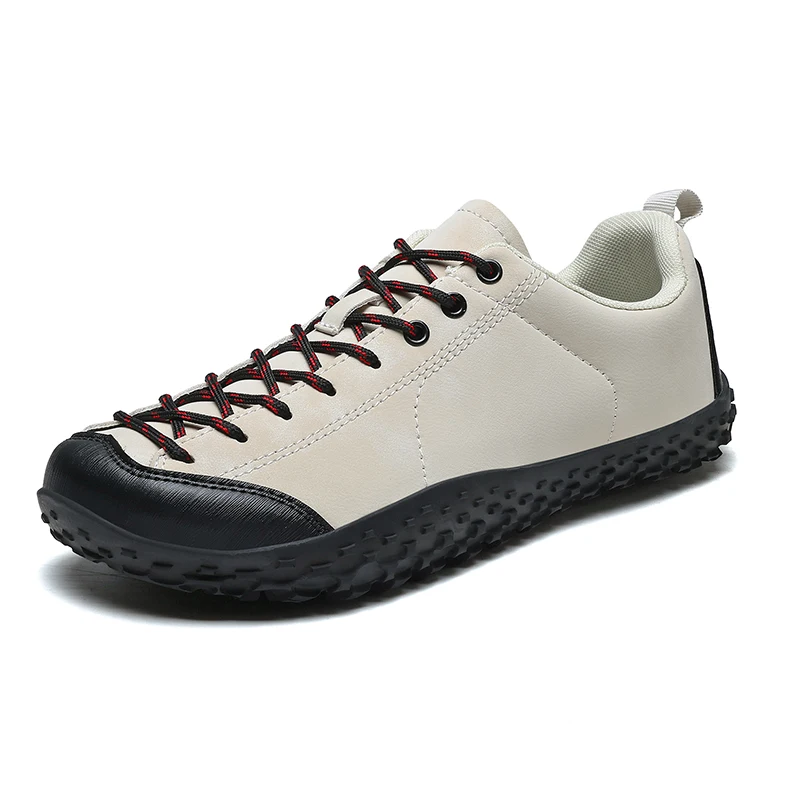 ELUVA Men's Minimalist Barefoot Sneakers Wide Zero Drop Sole Optimal Relaxation Unisex Casual Trainer Wide Toe Sneakers Man
