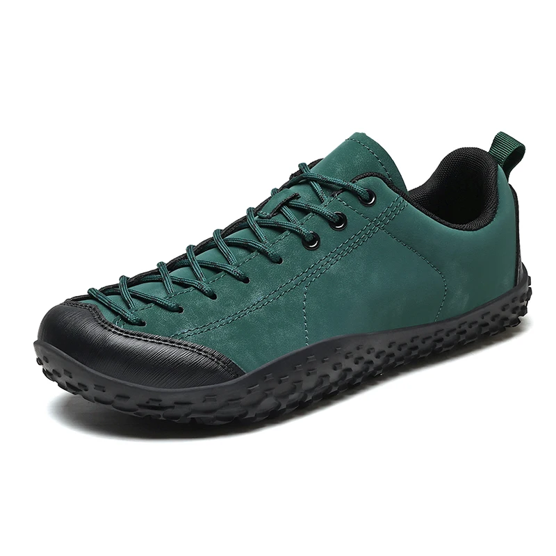 ELUVA Men's Minimalist Barefoot Sneakers Wide Zero Drop Sole Optimal Relaxation Unisex Casual Trainer Wide Toe Sneakers Man
