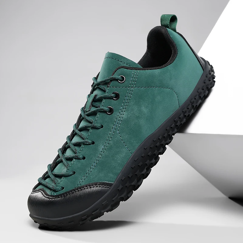 ELUVA Men's Minimalist Barefoot Sneakers Wide Zero Drop Sole Optimal Relaxation Unisex Casual Trainer Wide Toe Sneakers Man
