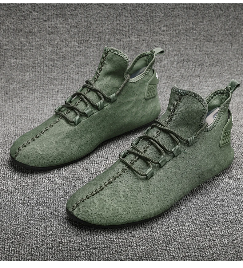 YRZL Men Mesh Loafers Driving Moccasins High Quality Flats Walking Shoes Breathable Non Slip Casual Loafers Summer Mens Shoes