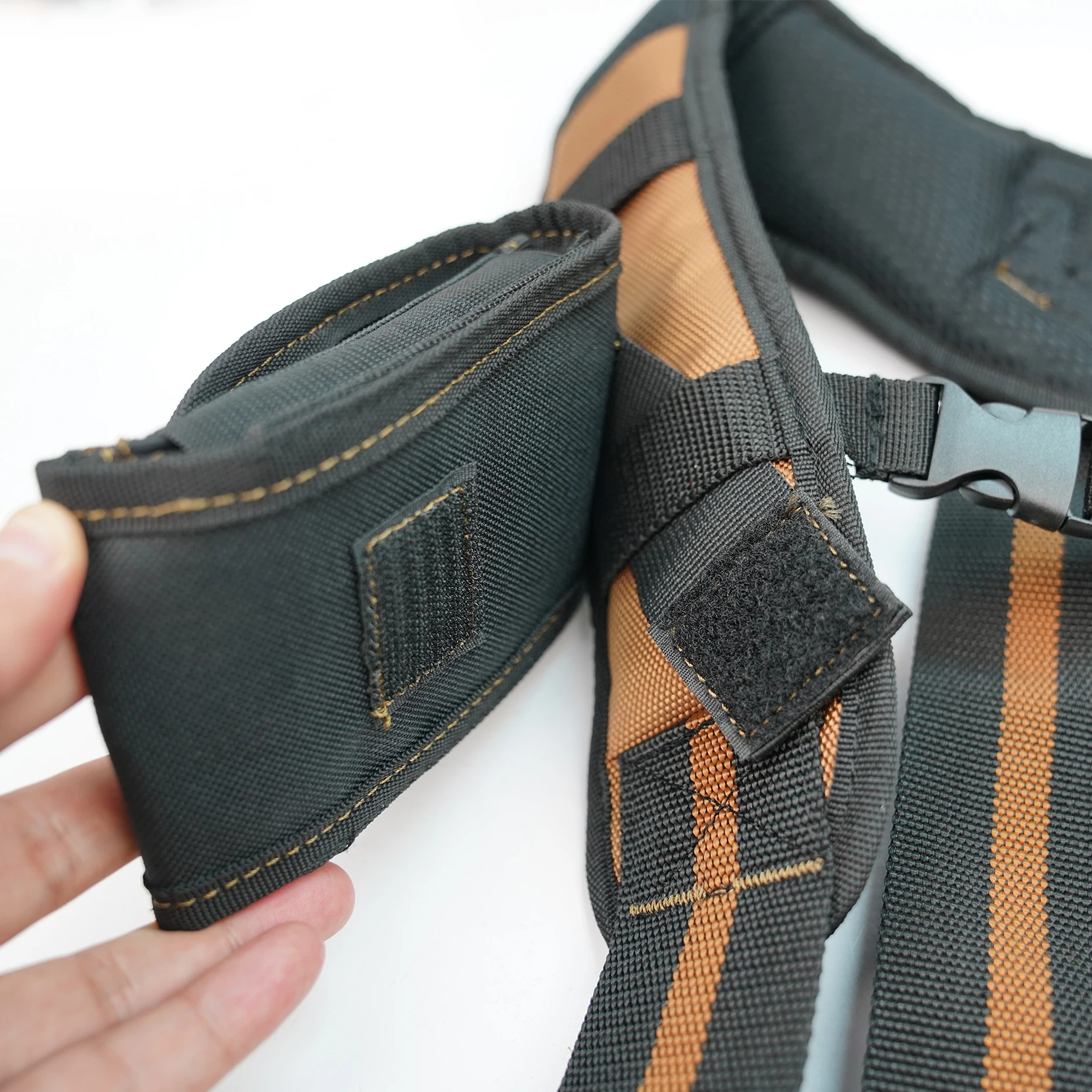 MELOTOUGH Magnetic Suspenders Tool Belt Suspenders with Large Moveable Phone Holder