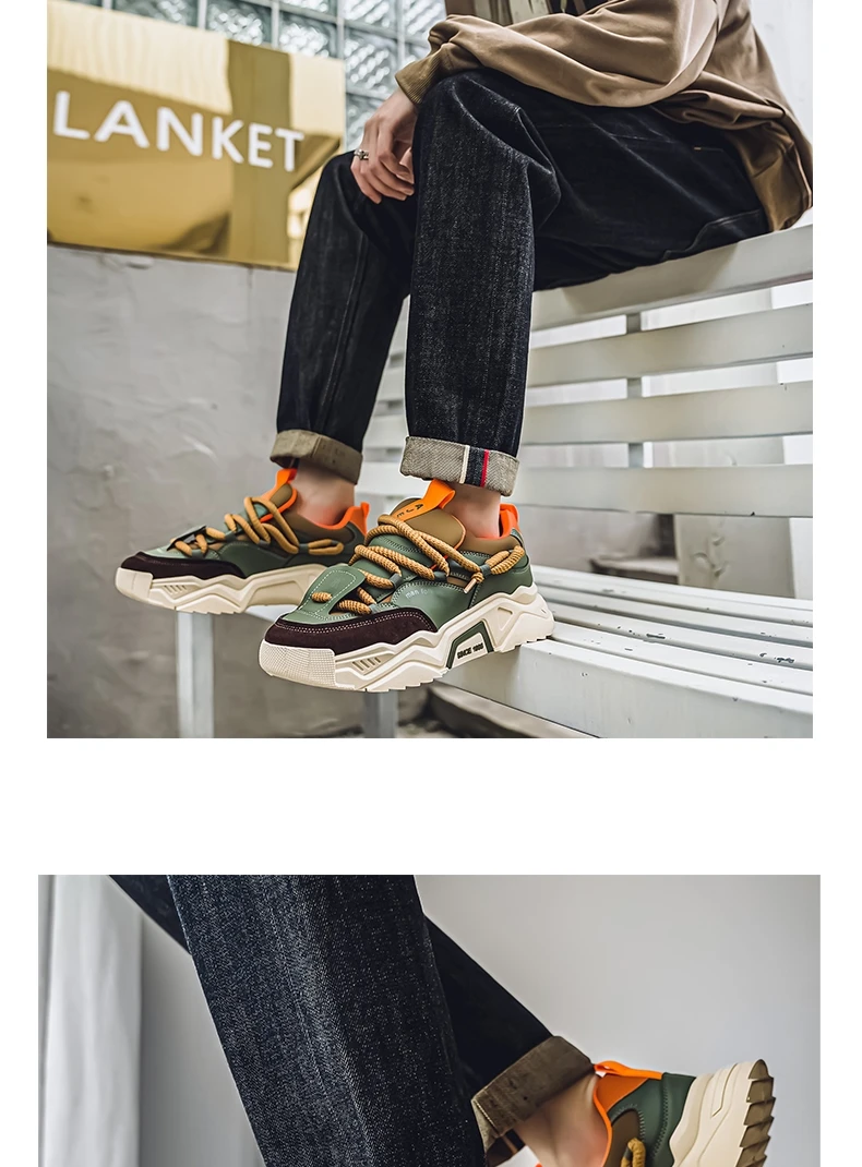 New Men's Casual Sports Shoes 2025 Spring Fashion Versatile Low-Top Skate Shoes for Men Suitable for Outdoor Sports