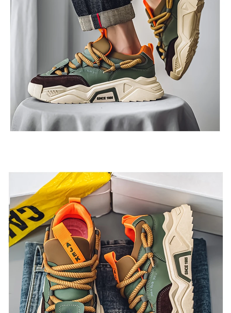 New Men's Casual Sports Shoes 2025 Spring Fashion Versatile Low-Top Skate Shoes for Men Suitable for Outdoor Sports