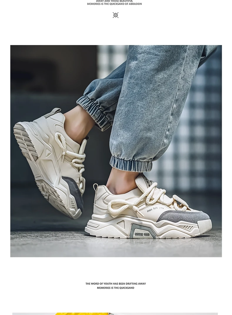 New Men's Casual Sports Shoes 2025 Spring Fashion Versatile Low-Top Skate Shoes for Men Suitable for Outdoor Sports