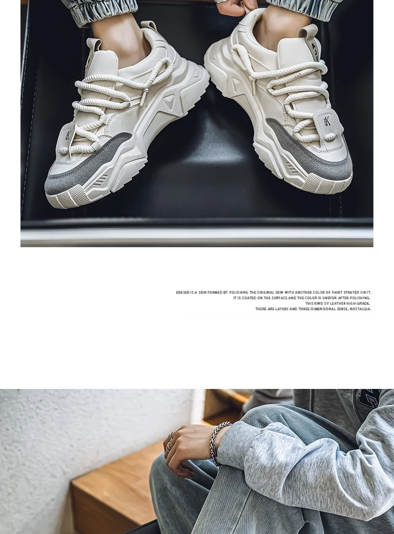 New Men's Casual Sports Shoes 2025 Spring Fashion Versatile Low-Top Skate Shoes for Men Suitable for Outdoor Sports