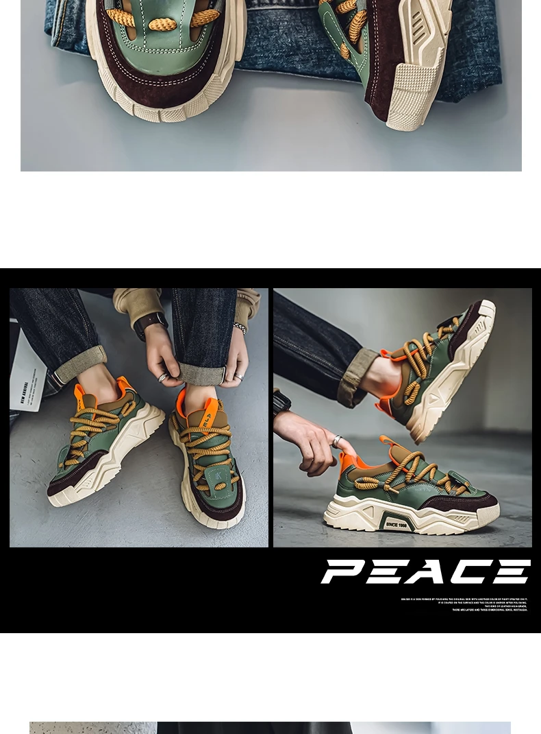 New Men's Casual Sports Shoes 2025 Spring Fashion Versatile Low-Top Skate Shoes for Men Suitable for Outdoor Sports