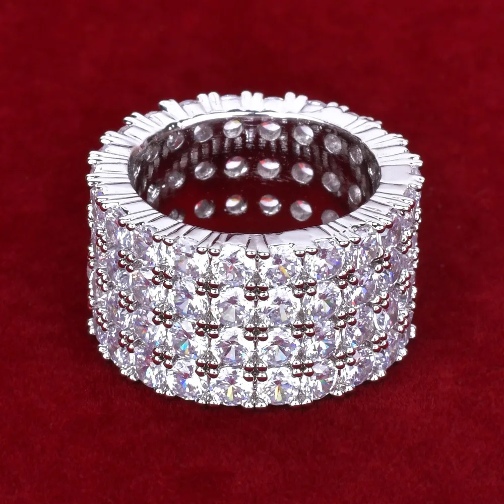 Aokaishen Ring for Men Gold Color Hip Hop Rock Street Jewelry Charming