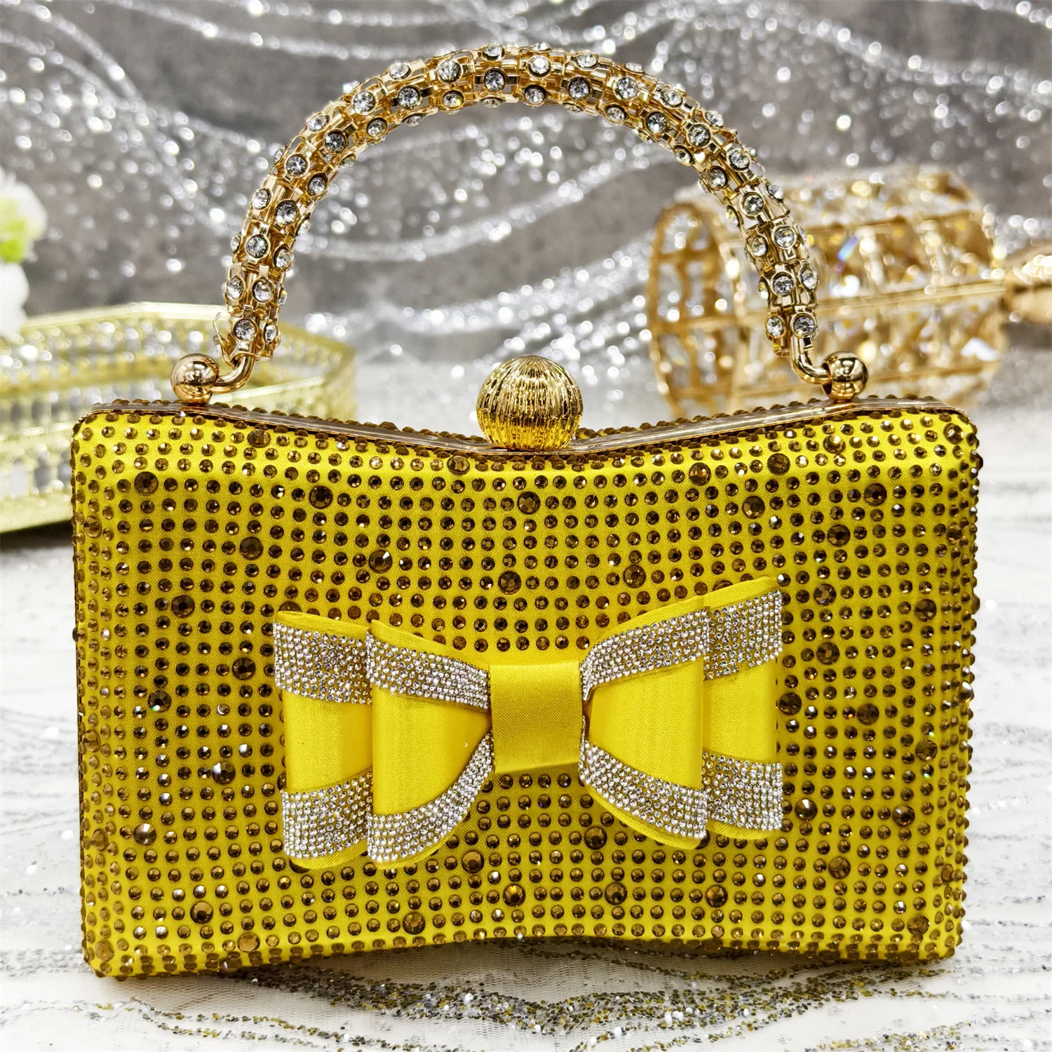 Venus Chan Italy Design 2025 New INS Shoes and Bag to Match Wine Colour Pointed-Toe Rhinestone Bow Party Women's High Heels