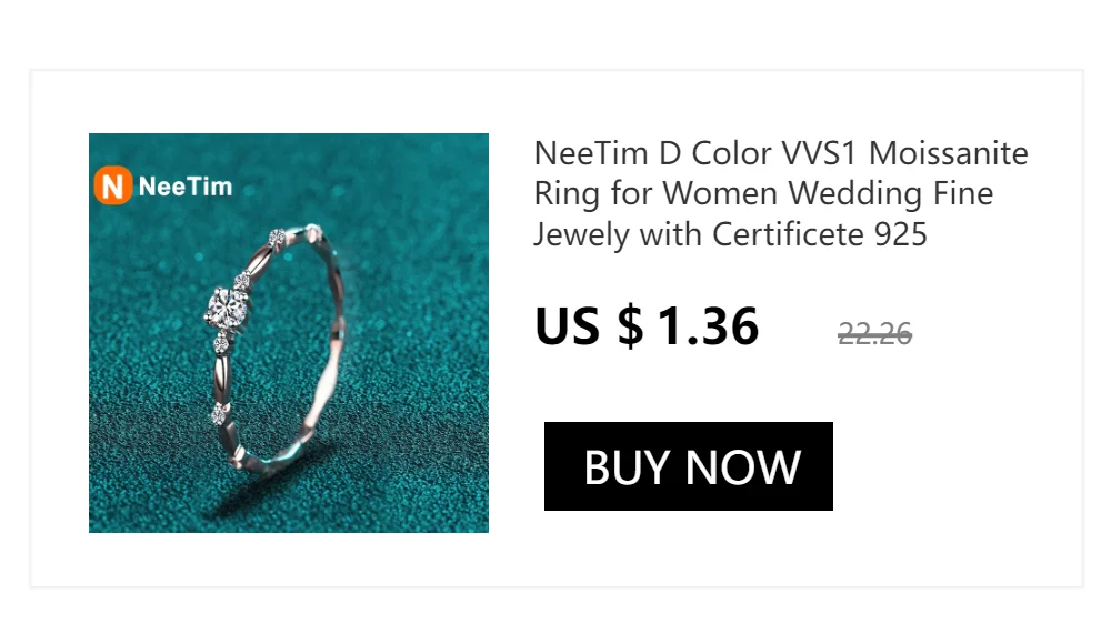 NeeTim 1ct 2ct Princess Cut Moissanite Earrings s925 Sterling Silver Plated with White Gold Plated Ear Studs for Women Jewelry