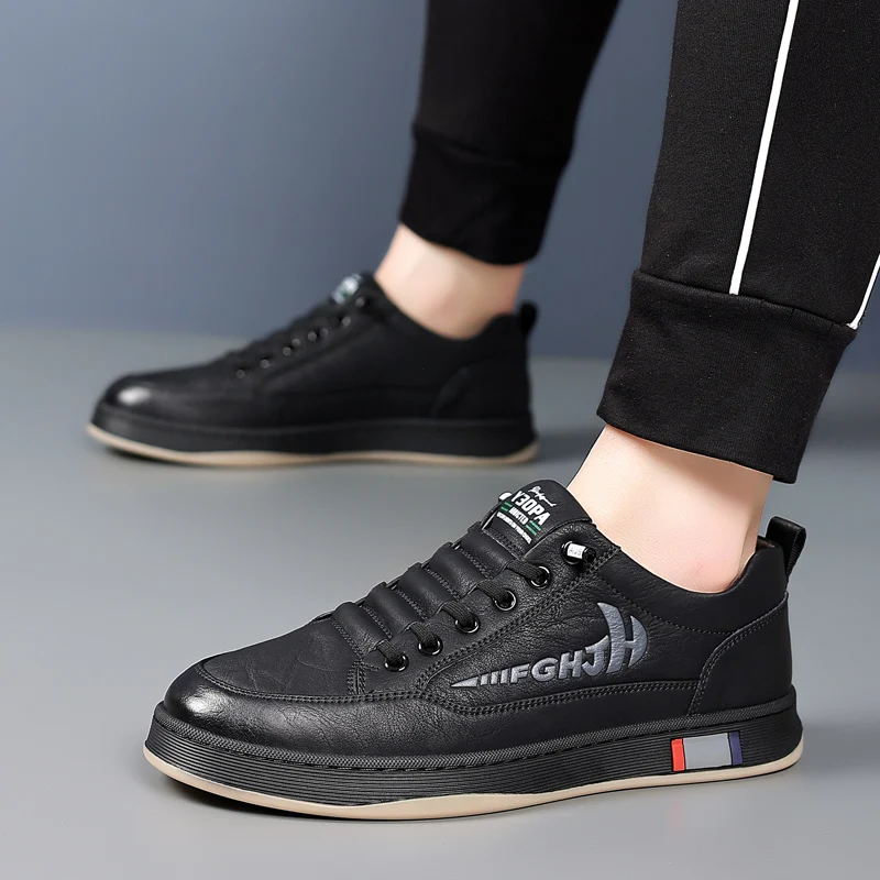 Trendy Men's Casual Shoes Simple Men's Retro Genuine Leather Shoes Elegant Formal  Commuter Work Shoes Free Delivery Loafers