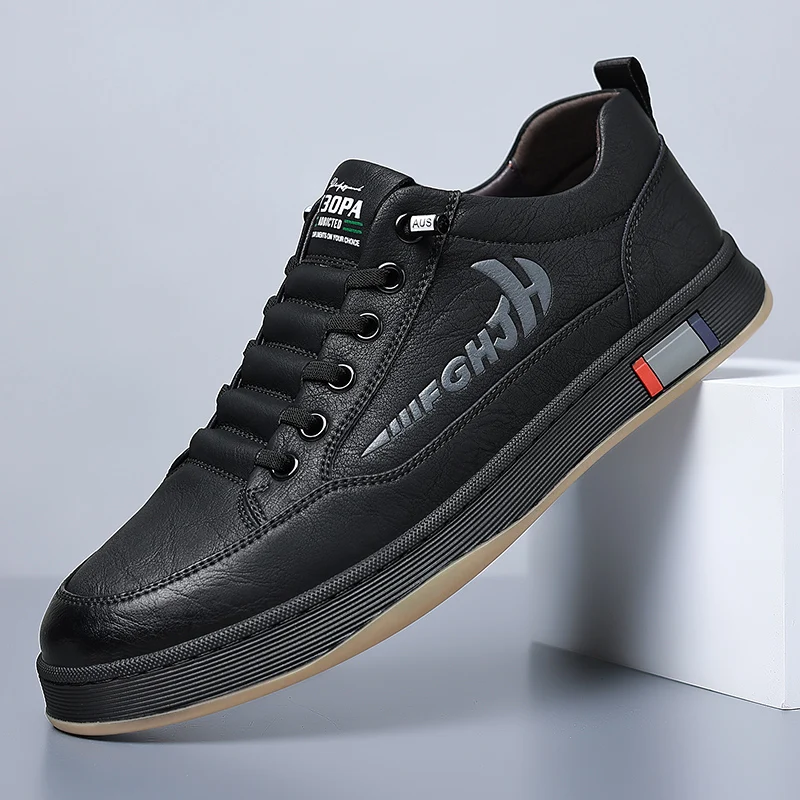 Trendy Men's Casual Shoes Simple Men's Retro Genuine Leather Shoes Elegant Formal  Commuter Work Shoes Free Delivery Loafers