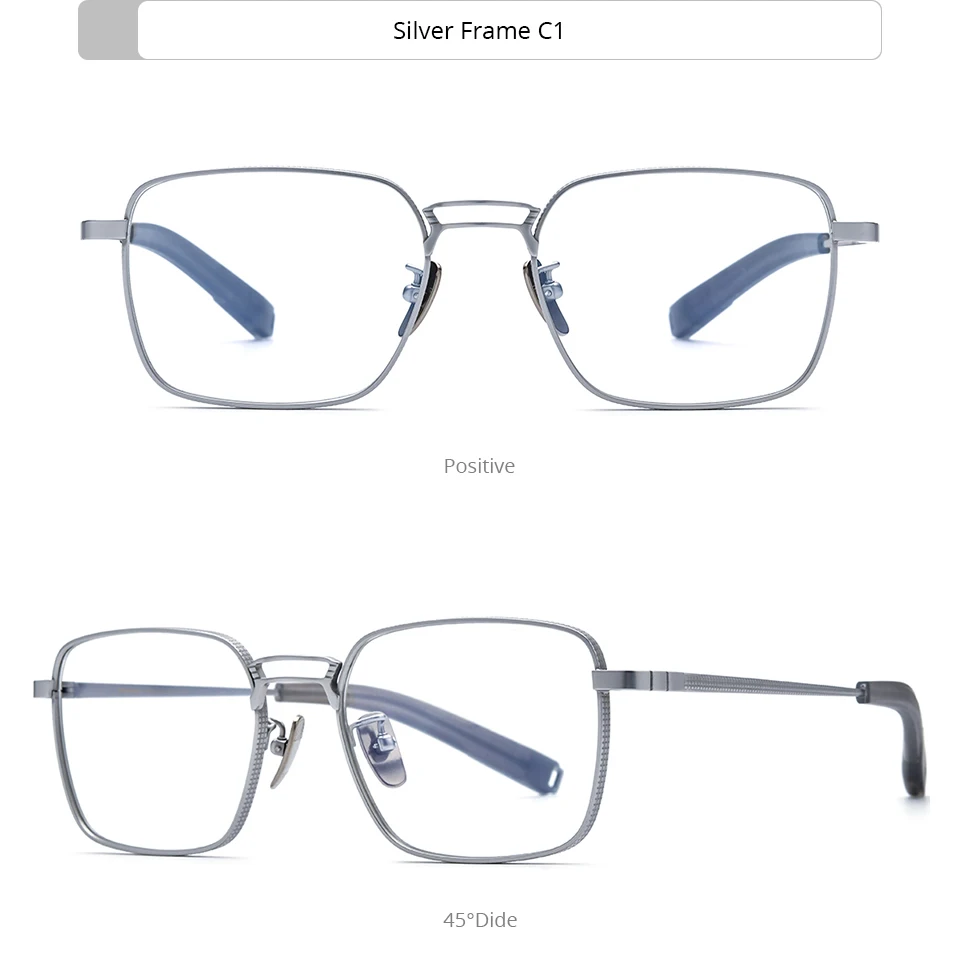 FONEX Titanium Glasses Frame Men New Brand Design Square Eyeglasses Male High Quality Ultralight Japanese Custom Eyewear DRX8827