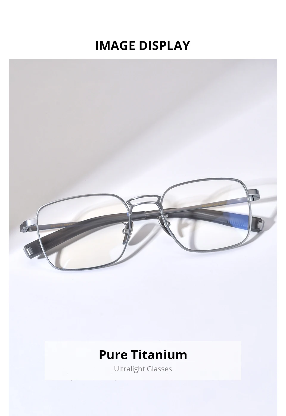 FONEX Titanium Glasses Frame Men New Brand Design Square Eyeglasses Male High Quality Ultralight Japanese Custom Eyewear DRX8827
