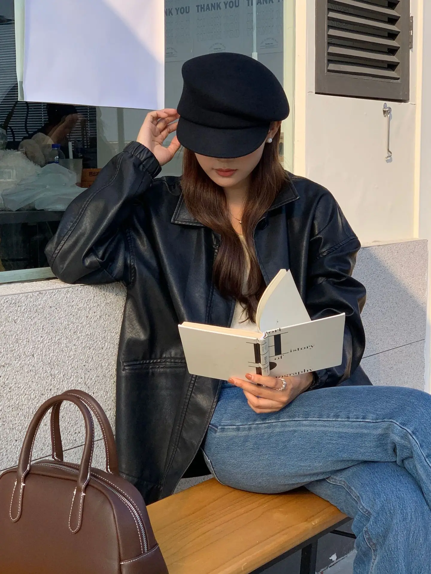 High-end Asymmetrical Woolen Newsboy Hat Women's autumn-winter Octagon Hat Painter Beret Hat Vintage Fez Hat M401