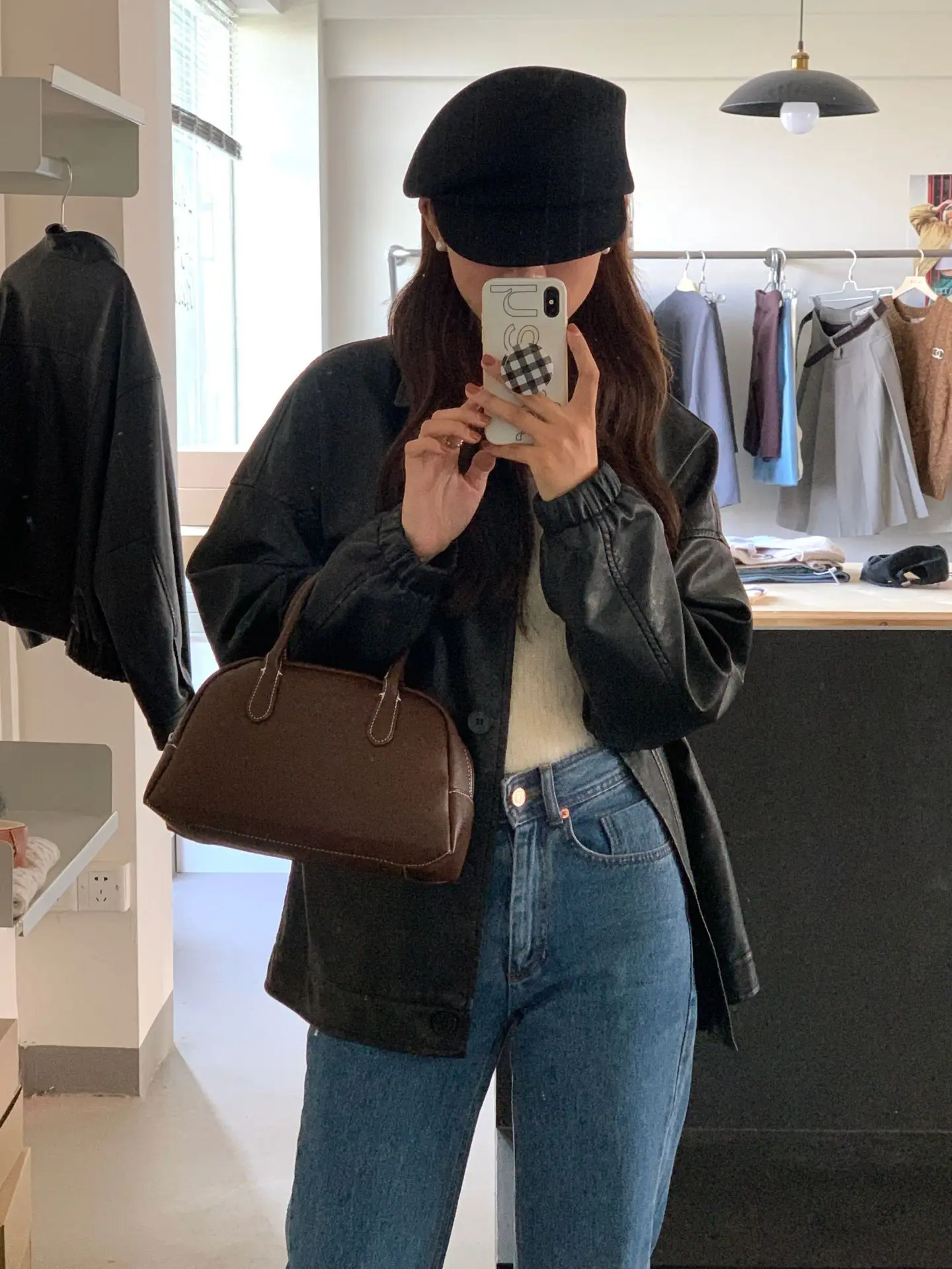 High-end Asymmetrical Woolen Newsboy Hat Women's autumn-winter Octagon Hat Painter Beret Hat Vintage Fez Hat M401