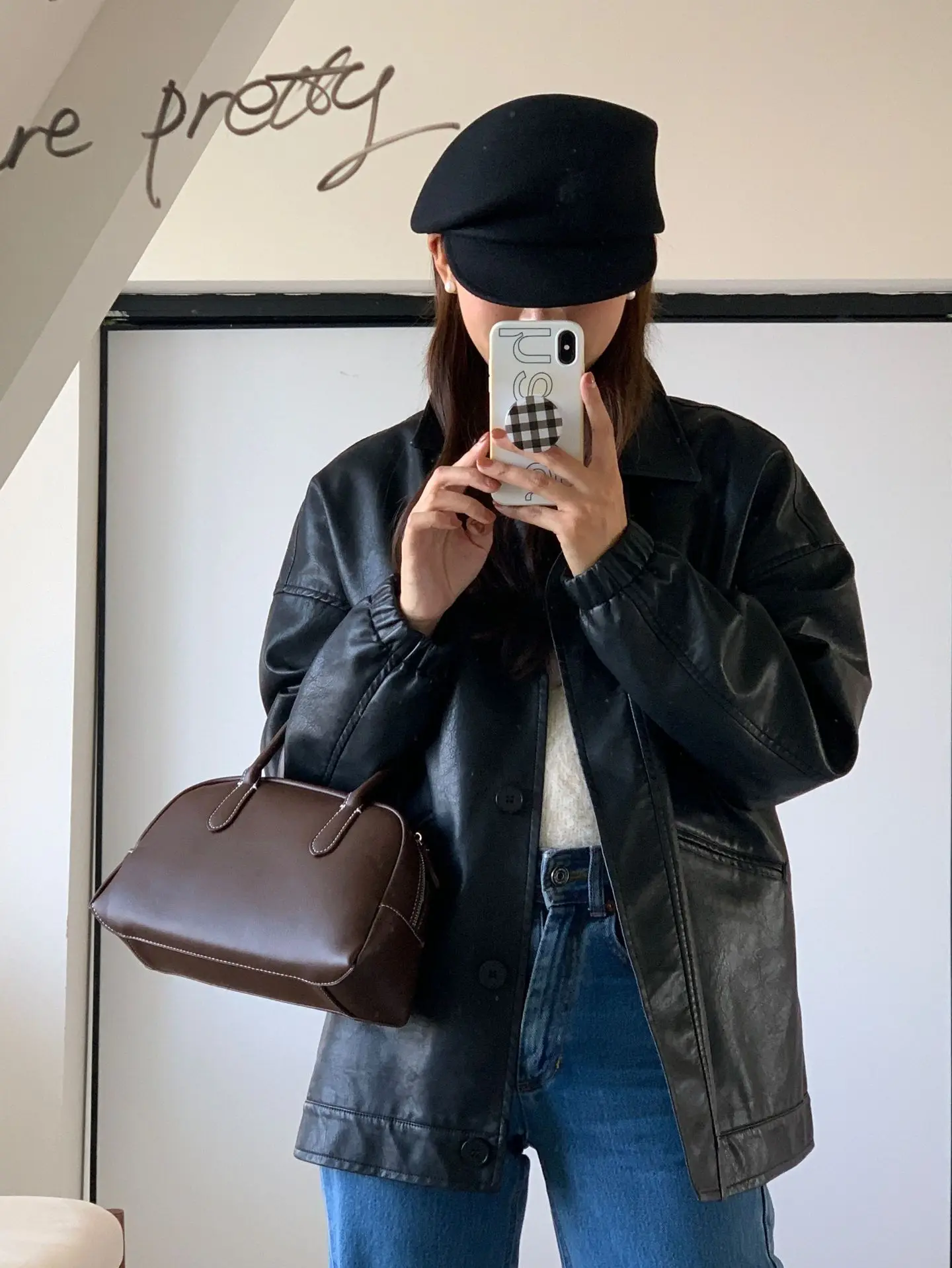 High-end Asymmetrical Woolen Newsboy Hat Women's autumn-winter Octagon Hat Painter Beret Hat Vintage Fez Hat M401