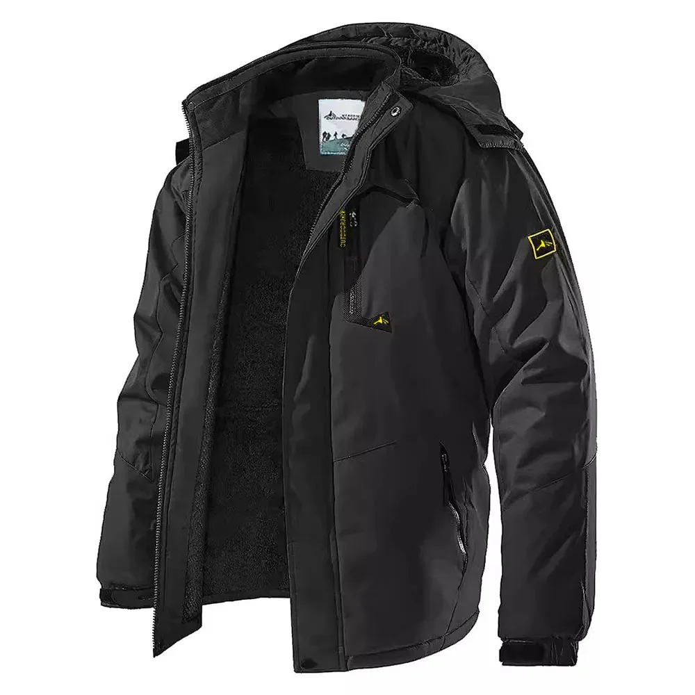 Men's Winter Parkas Outdoor Jacket Thicken Fleece Warm Waterproof Windbreaker Ski Jackets Climb Men Thick Coat Hot Sale